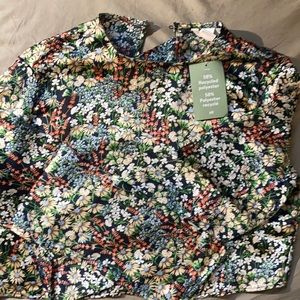 H&M floral dress shirt